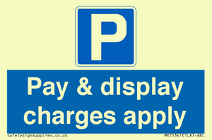 Pay & display charges apply
